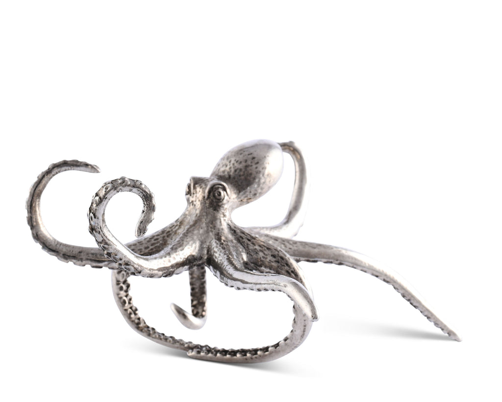 Vagabond House Sea and Shore Pewter Octopus Napkin Ring O115O-1