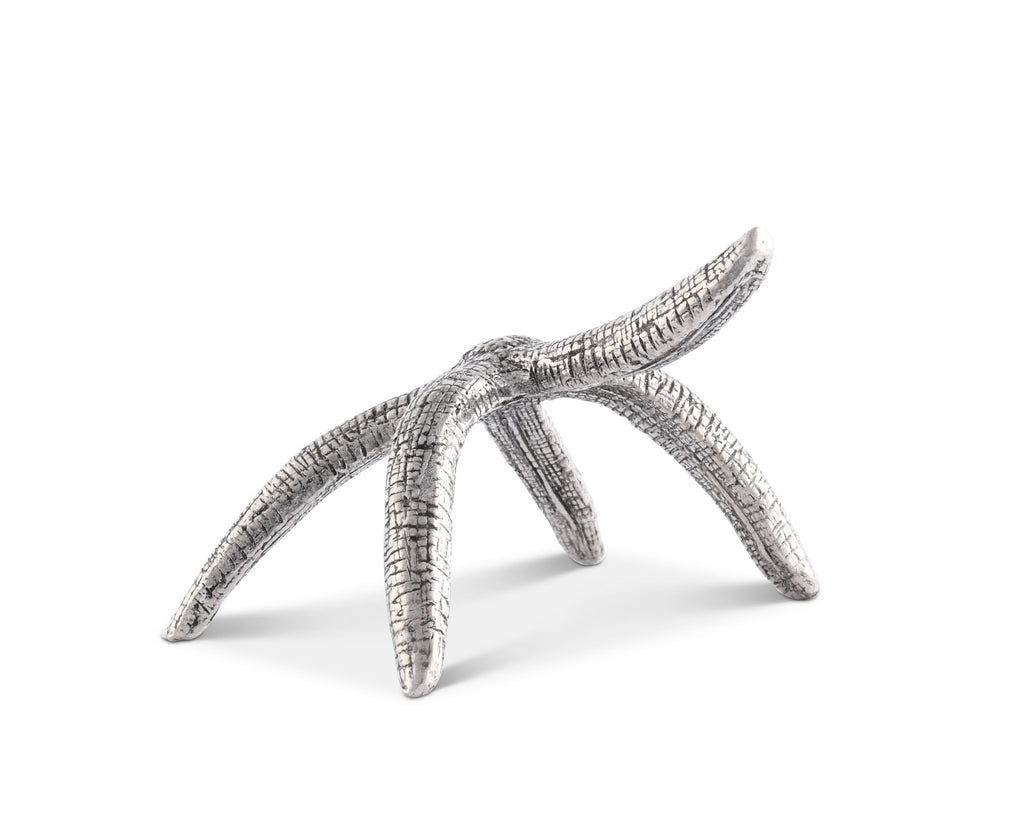 Vagabond House Sea and Shore Pewter Star Fish Napkin Ring O115S-1