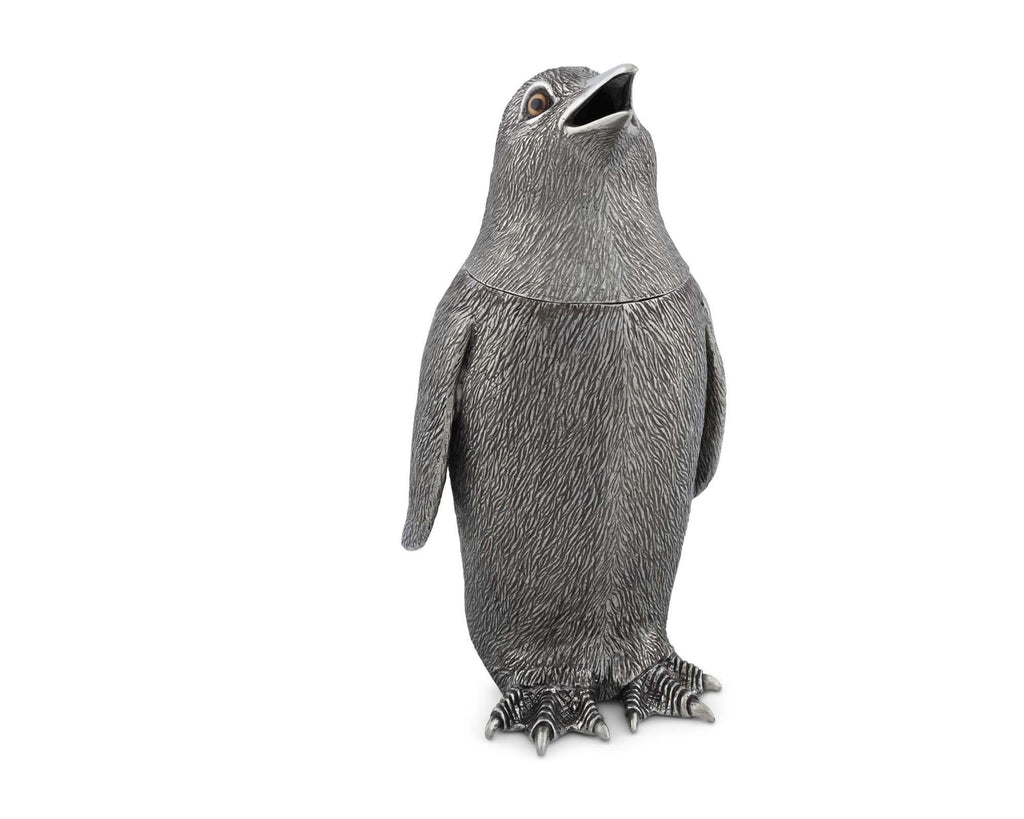 Vagabond House Sea and Shore Pewter Penguin Shaker O118PN