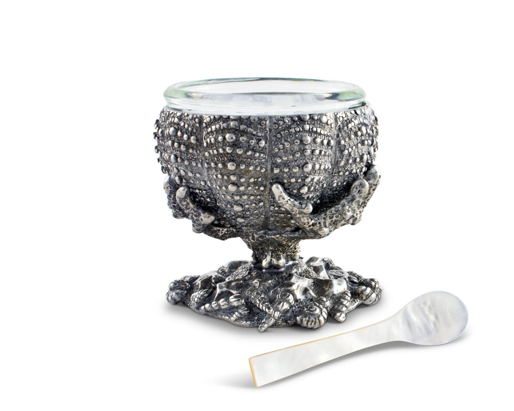 Vagabond House Sea and Shore Sea Urchin Salt Cellar O125SU