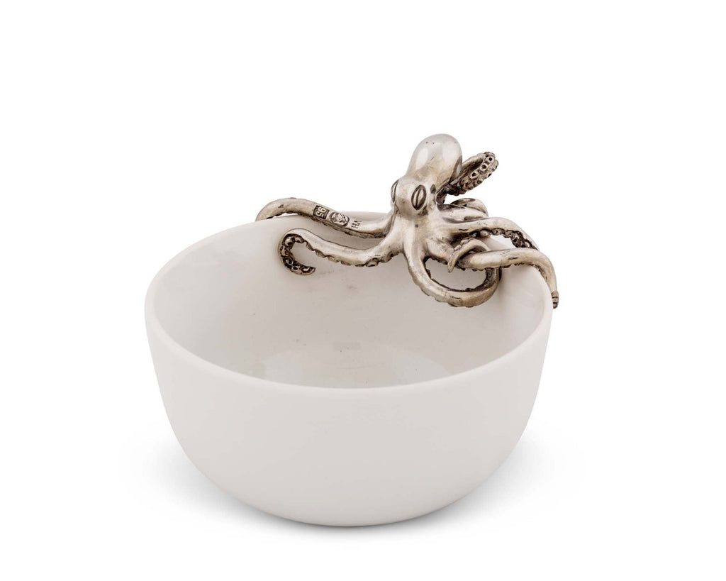 Vagabond House Sea and Shore Octopus Stoneware Bowl Small O311OS