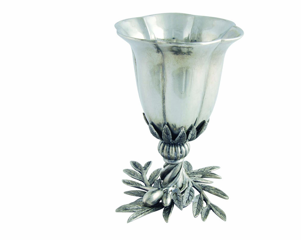 Vagabond House Olive Grove Olive Accent Pewter Kiddush Cup R109T