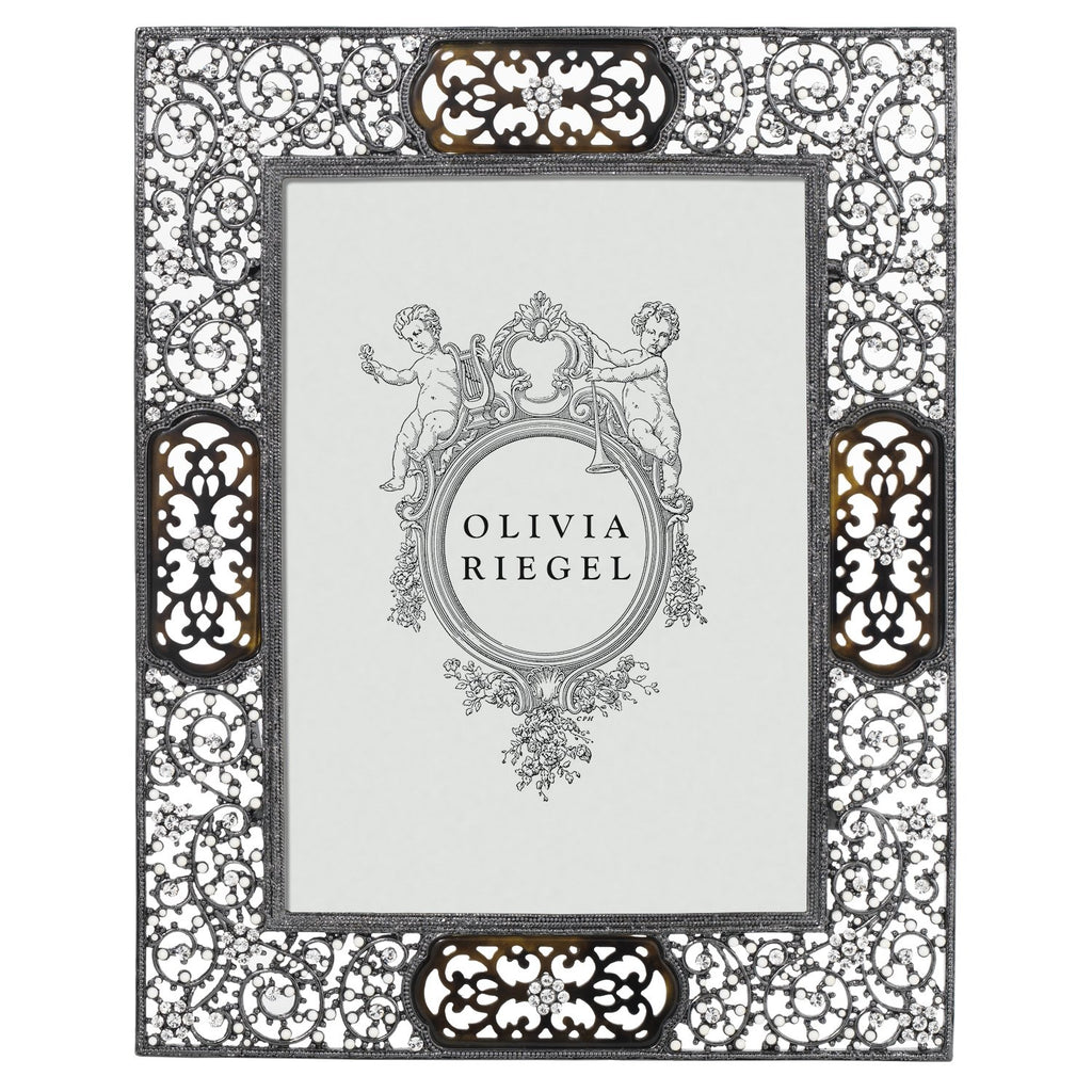 Olivia Riegel Queen Anne's Lace 5 x 7 Frame with Decorative Metal Back RT0095