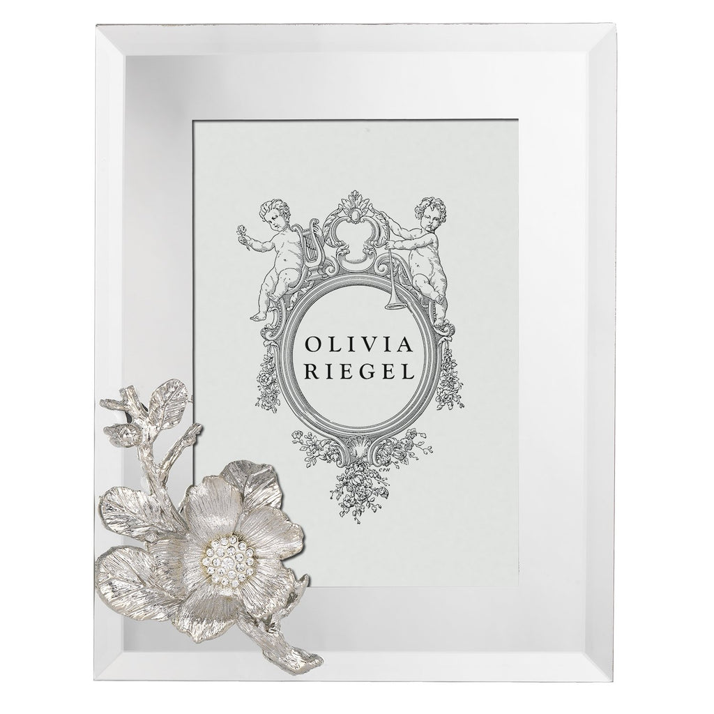 Olivia Riegel Silver Botanica 5 x 7 Frame RT0182