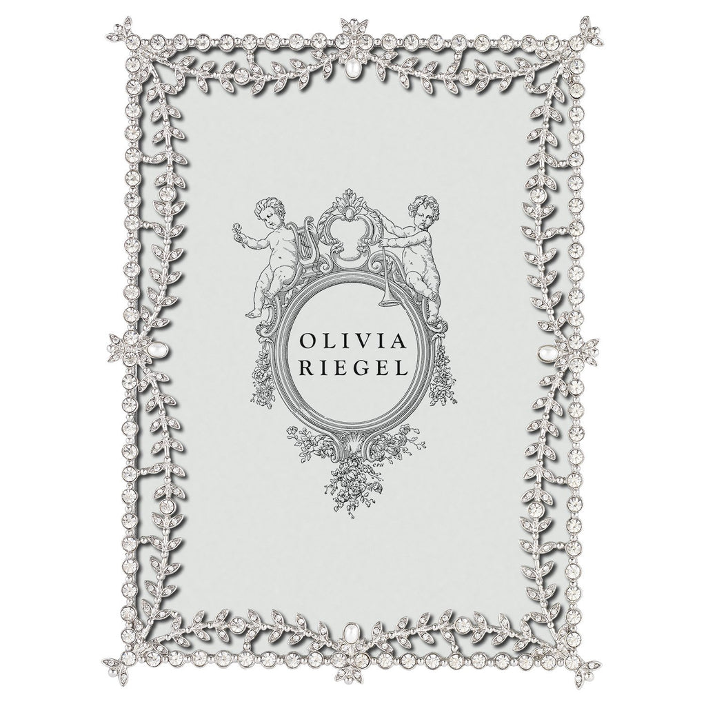 Olivia Riegel Silver Kensington 5 x 7 Frame RT1389