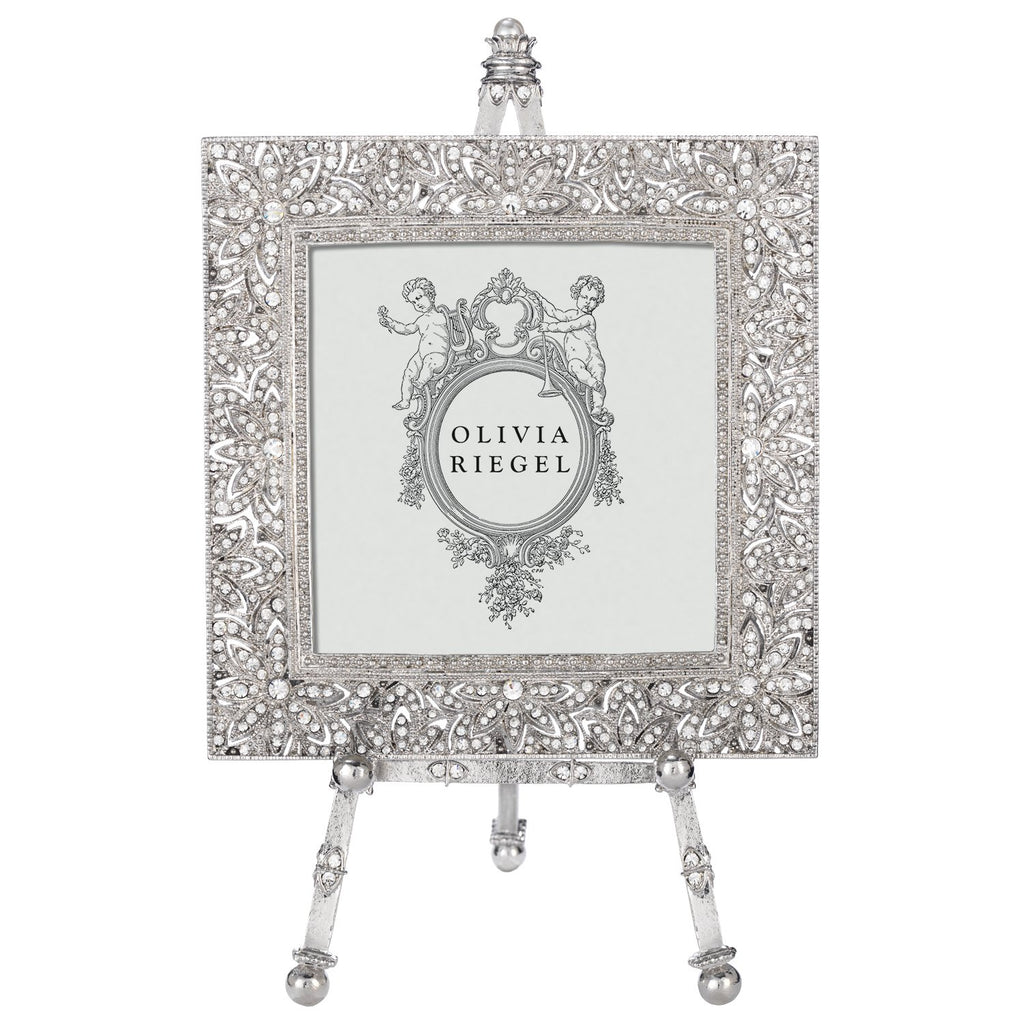 Olivia Riegel Silver Windsor 4 x 4 Frame on Easel RT1740