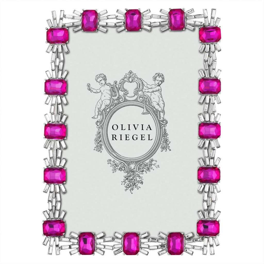 Olivia Riegel Hot Pink Rubellite Aurora 5 x 7 Frame RT4816