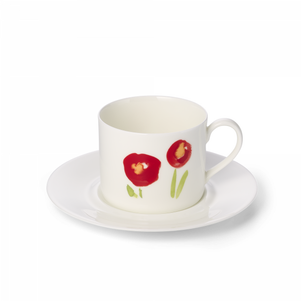 Dibbern Impression Set Coffee cup Red poppy (0.25l) S0211100203