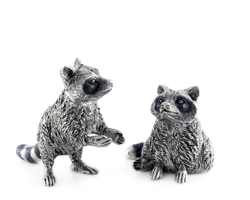 Vagabond House Woodland Creatures Raccoon Salt and Pepper S116RC