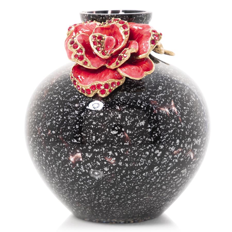 Jay Strongwater Ayla Small Night Bloom Rose Vase SDH6658-250