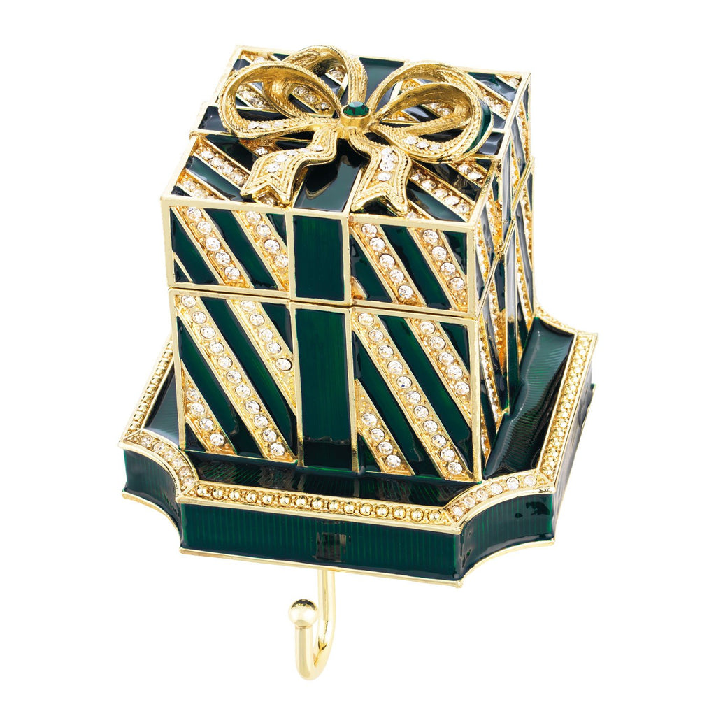 Olivia Riegel Green Gift Box Stocking Holder SH2634