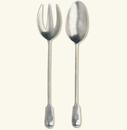 Match Pewter Antique Serving Fork & Spoon A10165.0