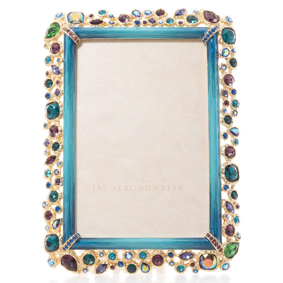 Jay Strongwater Emery Bejeweled 4x6 Frame SPF5813-208