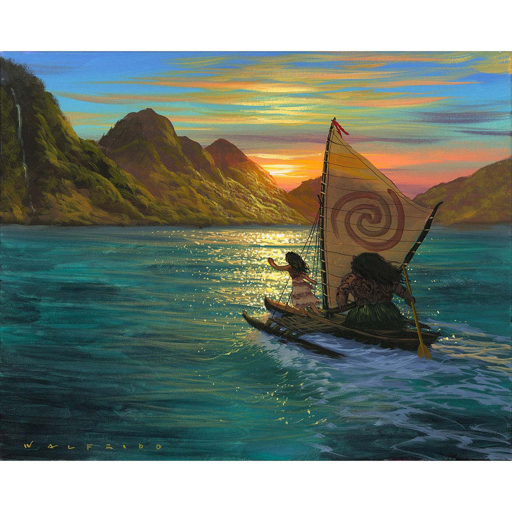 Disney Fine Art - Sailing Into the Sun