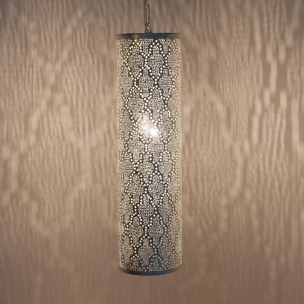 Zenza Tally Moorish Small Nickel Pendant Light TMOLNI