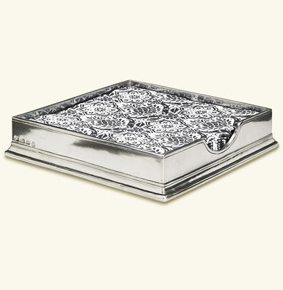 Match Pewter Luncheon Napkin Box No Weight 1280