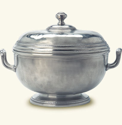 Match Pewter Beaded Round Tureen A529.0