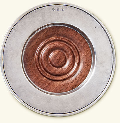 Match Pewter Convivio Bottle Coaster & Wood Insert 1392