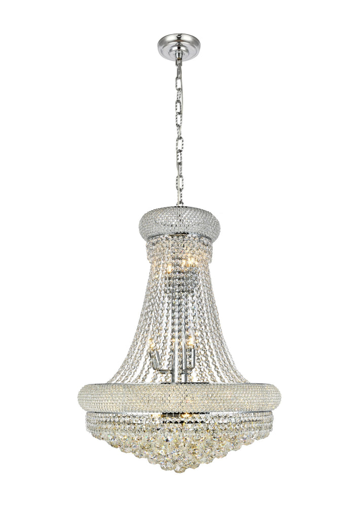 Elegant Lighting Chandelier Elegant Cut V1800D24C/EC