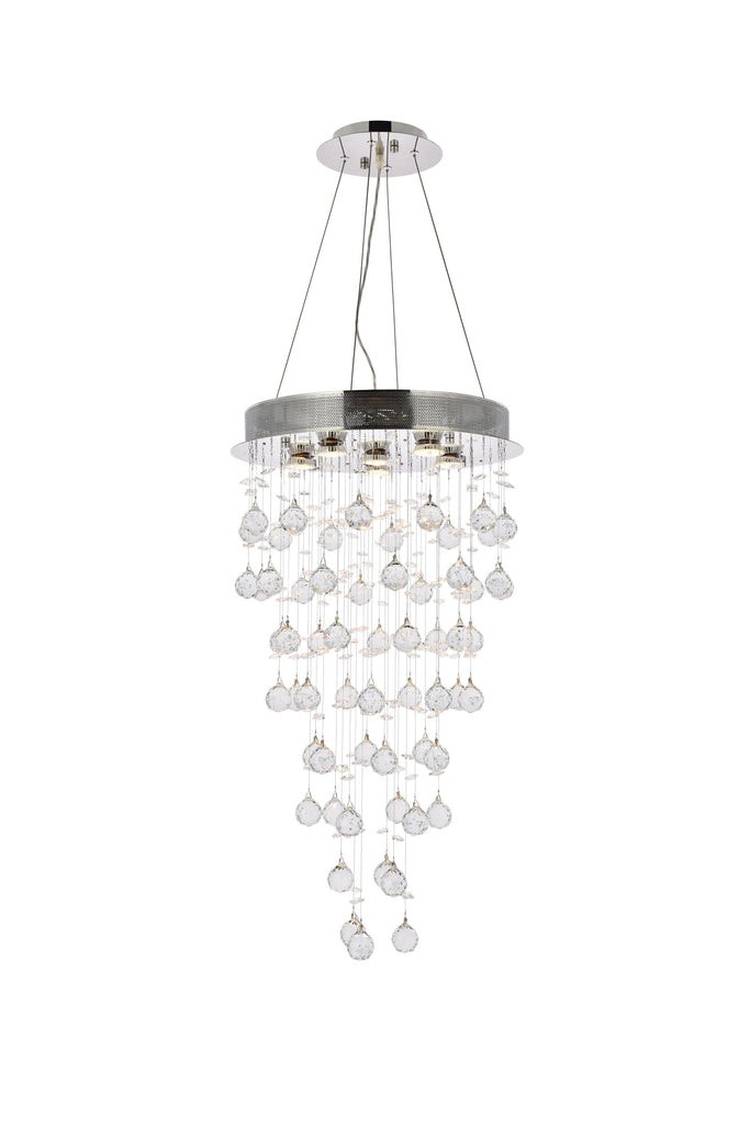 Elegant Lighting Pendant Light Elegant Cut V2006D18C/EC