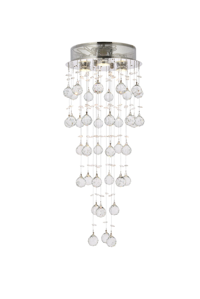 Elegant Lighting Flush Mount Light Royal Cut V2006F12C/RC