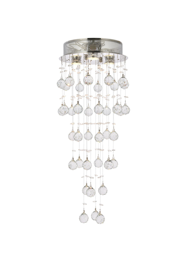Elegant Lighting Flush Mount Light Elegant Cut V2006F12C/EC