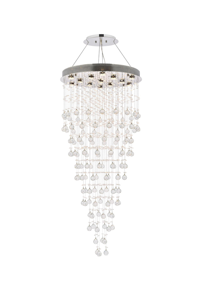 Elegant Lighting Chandelier Elegant Cut V2006G28C/EC