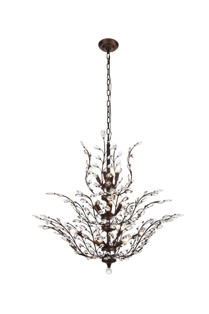 Elegant Lighting Chandelier Royal Cut V2011G41DB/RC