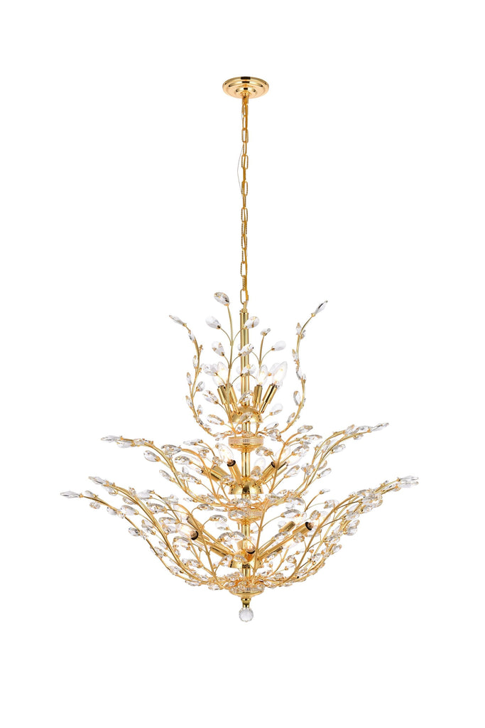 Elegant Lighting Chandelier Elegant Cut V2011G41G/EC