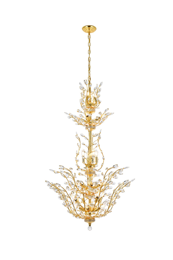 Elegant Lighting Chandelier Royal Cut V2011G54G/RC