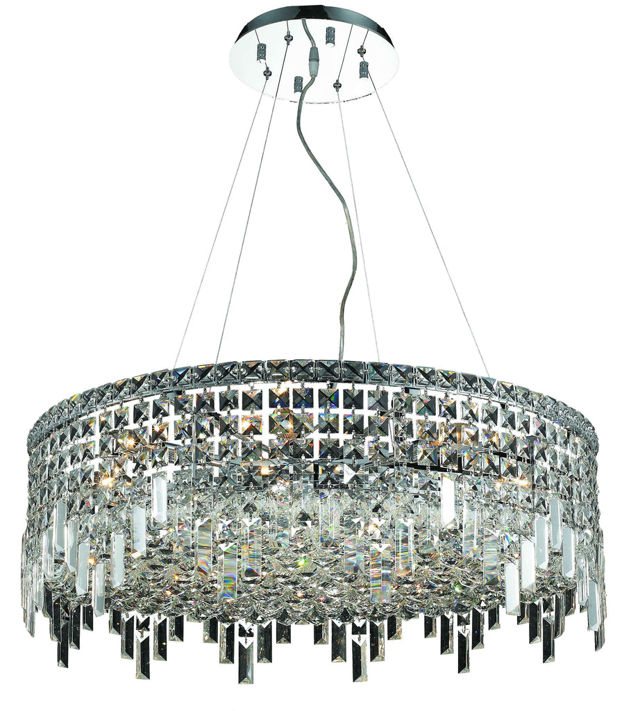 Elegant Lighting Chandelier Royal Cut V2031D28C/RC