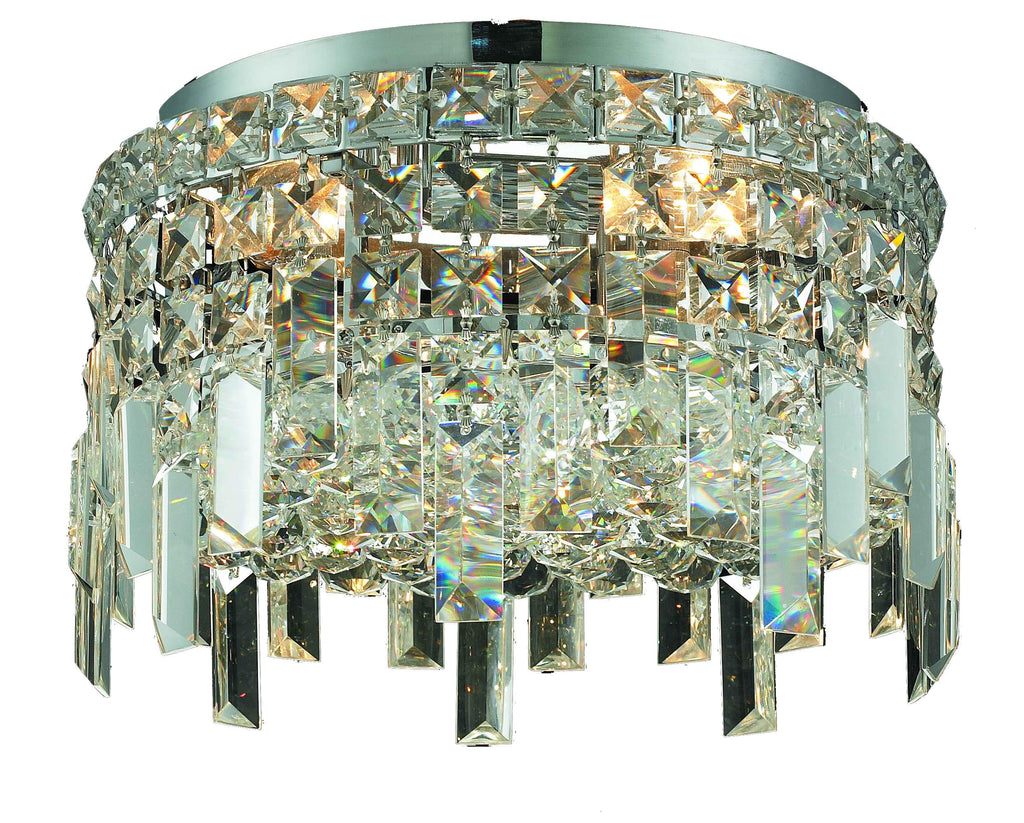 Elegant Lighting Flush Mount Light Royal Cut V2031F12C/RC