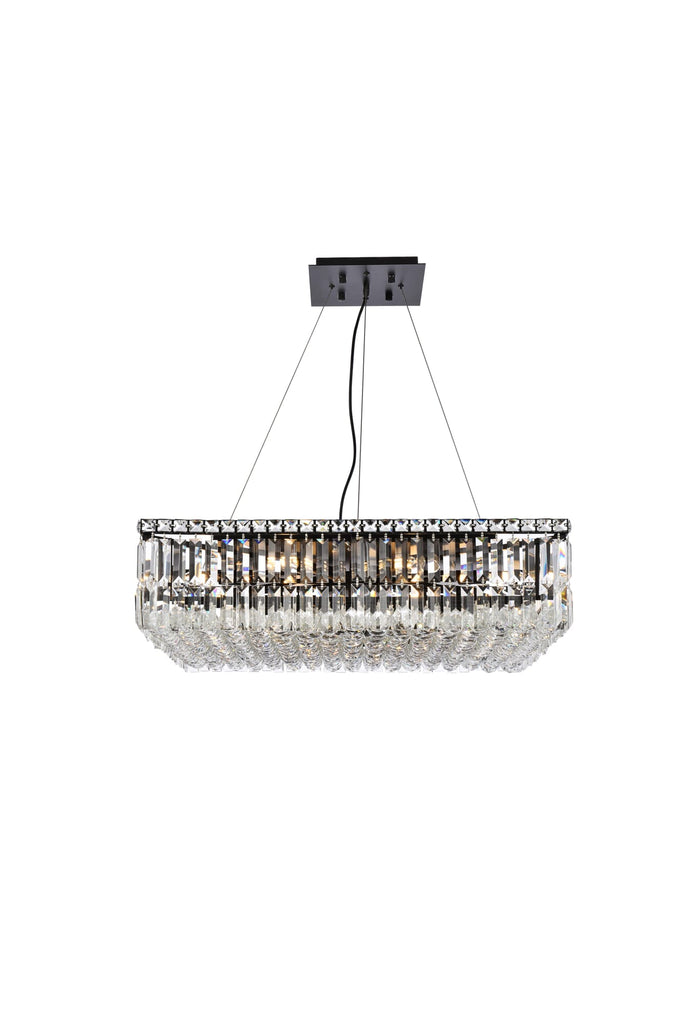 Elegant Lighting Chandelier Royal Cut V2032D28BK/RC
