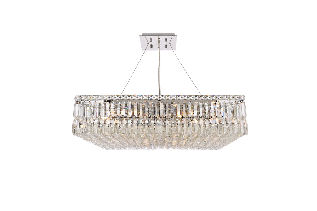Elegant Lighting Chandelier Elegant Cut V2032D32C/EC