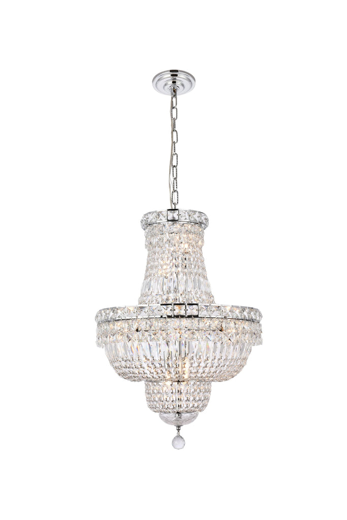 Elegant Lighting Pendant Light Elegant Cut V2528D18C/EC