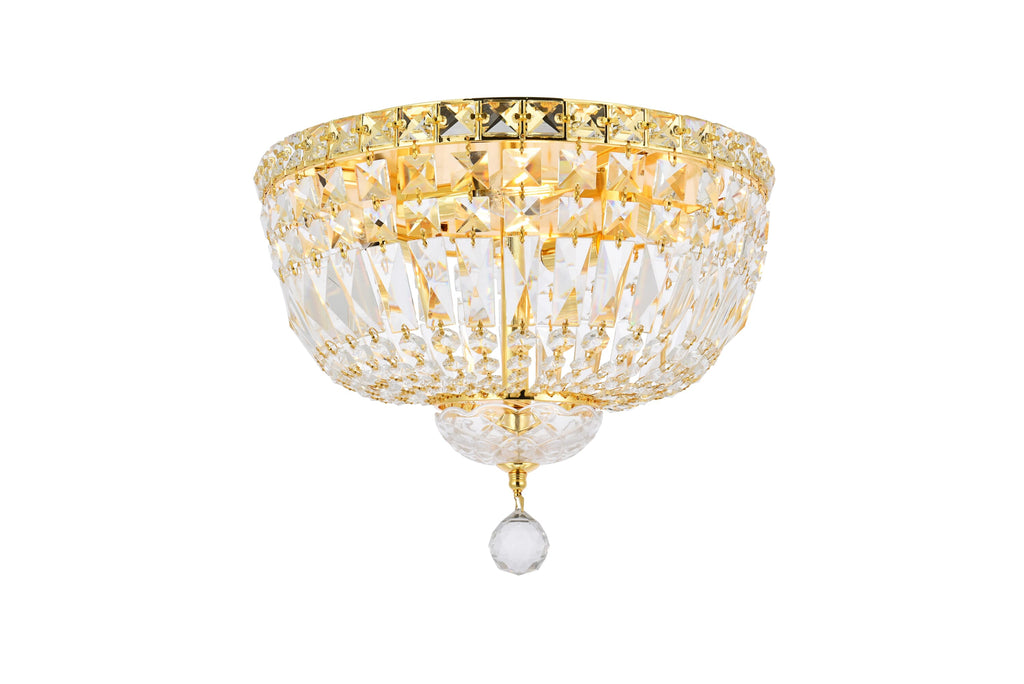 Elegant Lighting Flush Mount Light Royal Cut V2528F14G/RC