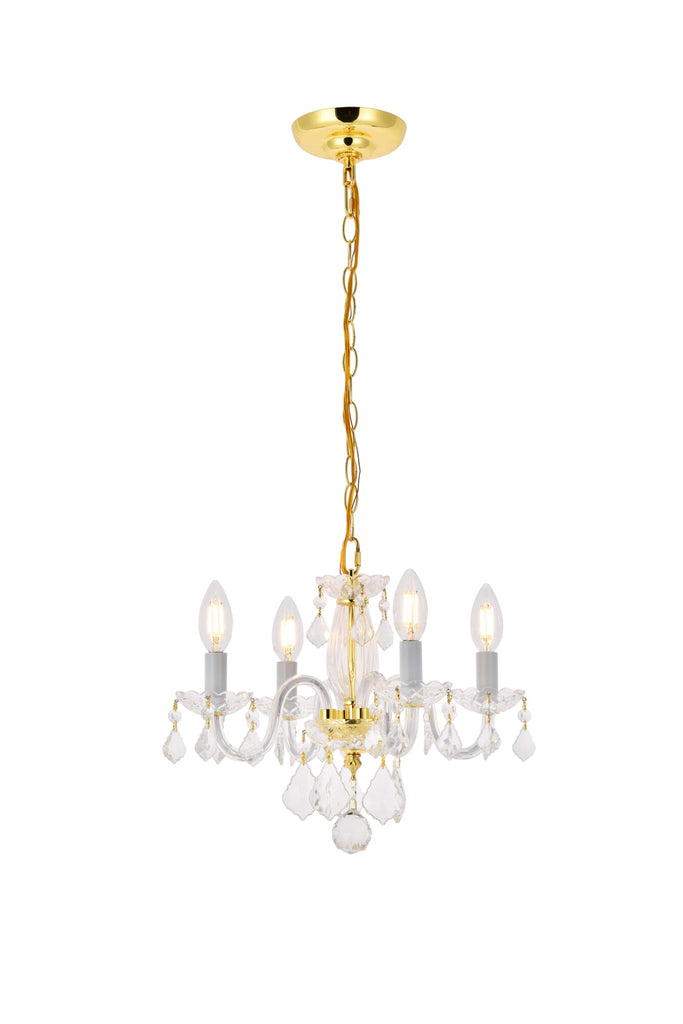 Elegant Lighting Pendant Light Royal Cut V7804D15G/RC