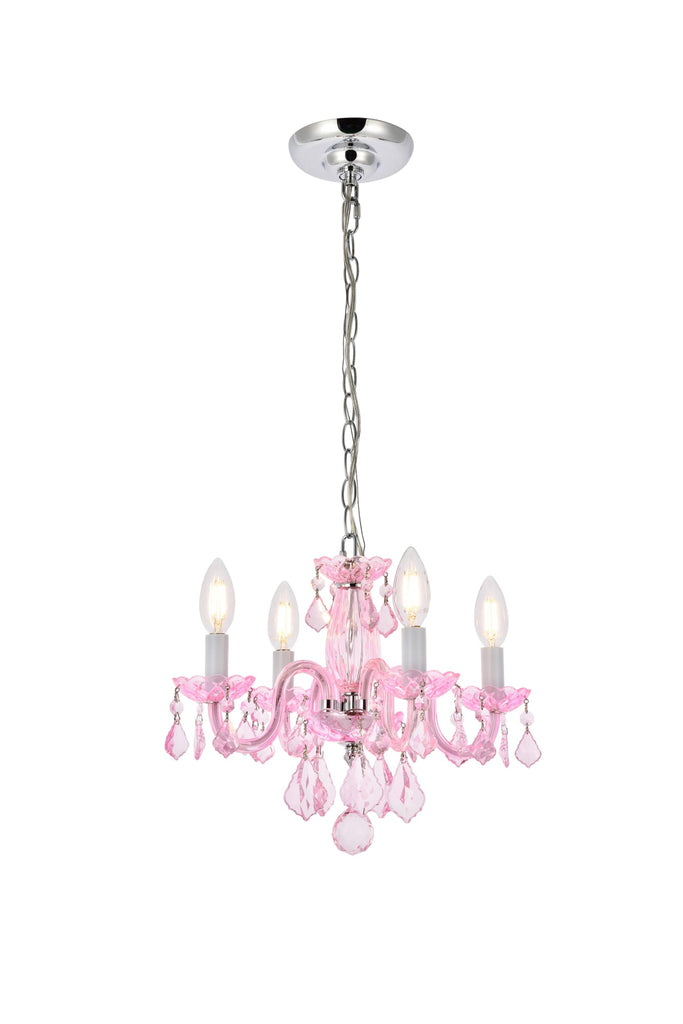 Elegant Lighting Pendant Light Royal Cut V7804D15PK-RO/RC