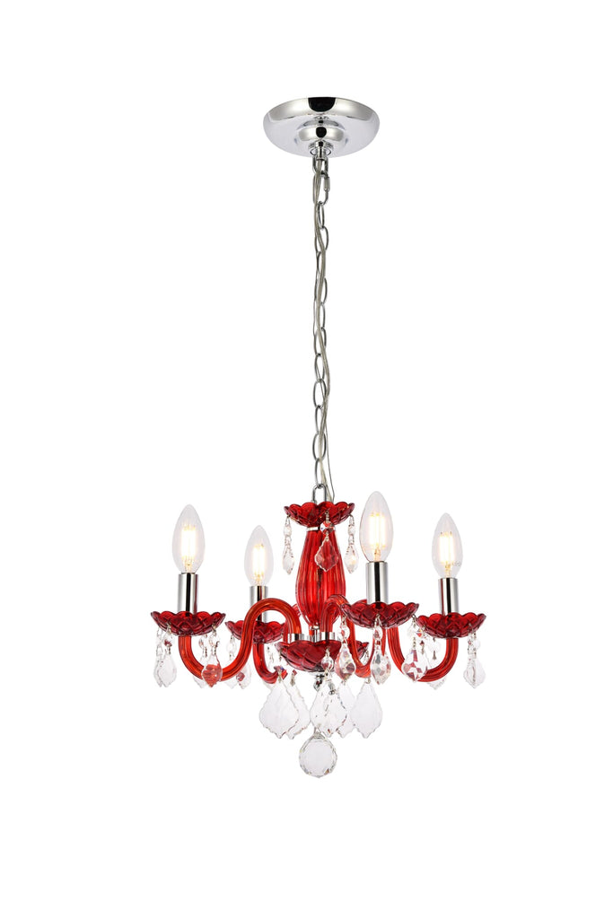Elegant Lighting Pendant Light Royal Cut V7804D15RD/RC