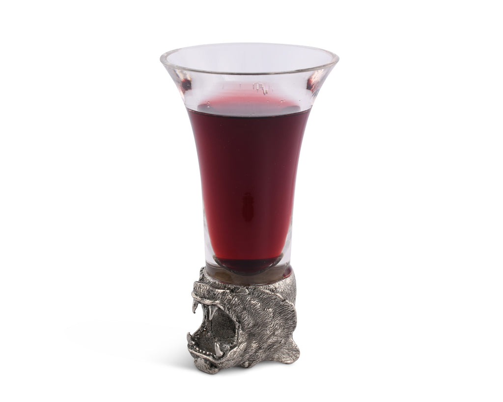 Vagabond House Lodge Style Cougar Stirrup Cup V942C-1