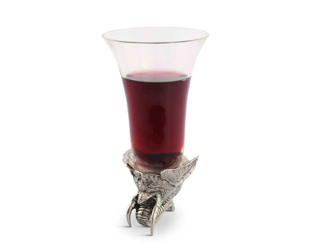 Vagabond House Safari Elephant Stirrup Cup V942E-1