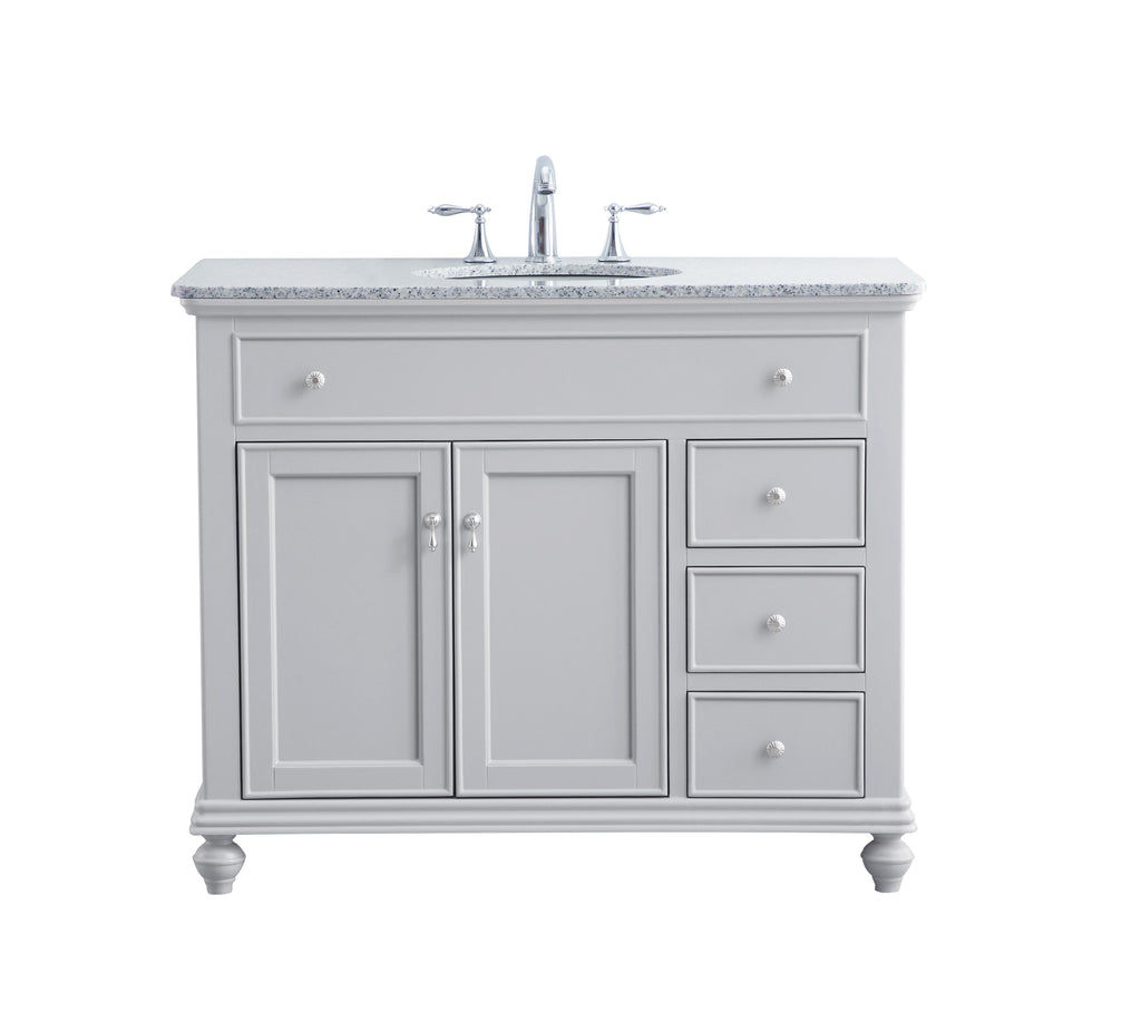 Elegant Lighting Bathroom Vanity VF12342GR