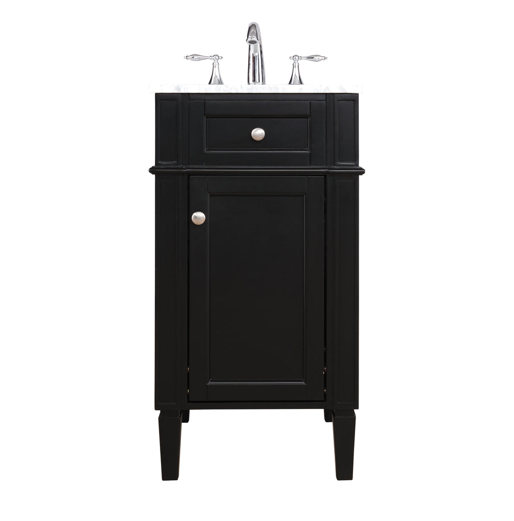 Elegant Lighting Bathroom Vanity VF12518BK