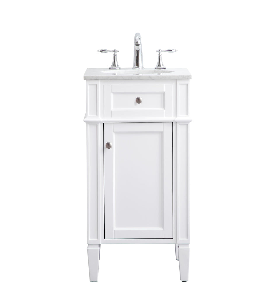 Elegant Lighting Bathroom Vanity VF12518WH