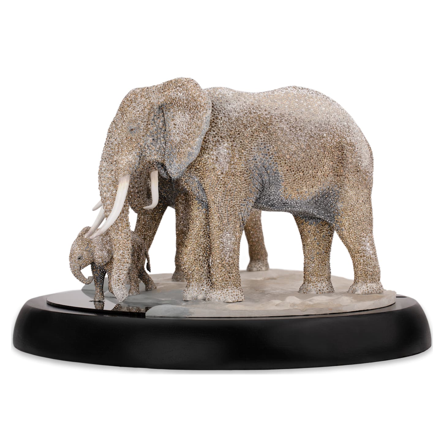 Swarovski Crystal Myriad Kujali Elephants Figurine 5598485