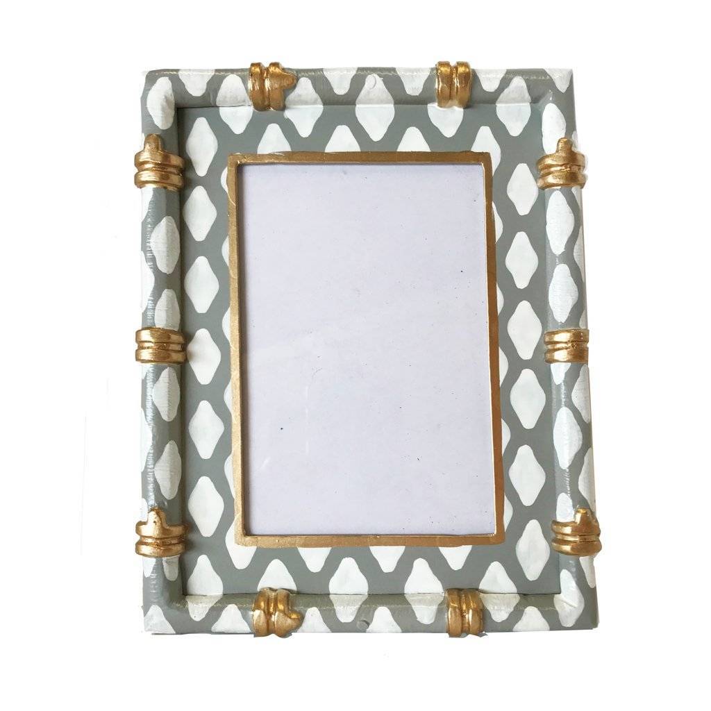 Dana Gibson Bamboo in Parsi Grey Picture Frame
