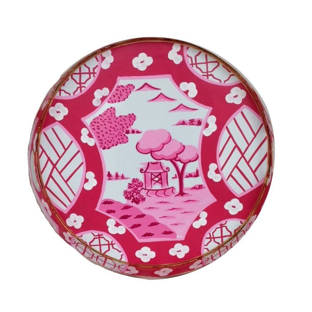 Dana Gibson Canton in Pink Tray Small