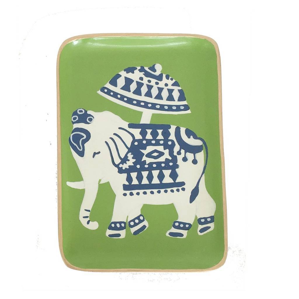 Dana Gibson Elephant Tray