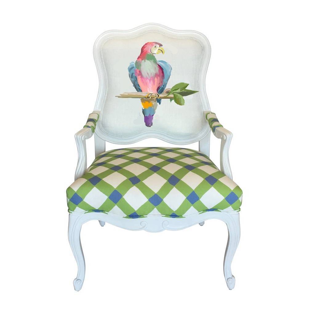 Dana Gibson Parrot Chair in Multi