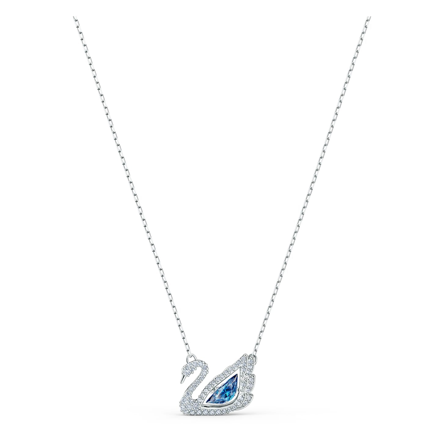 美品箱付き　SWAROVSKI　Dancing Swan ネックレス　ブルー Swarovski Jewelry Dancing Swan Necklace Blue 125th Anniversary